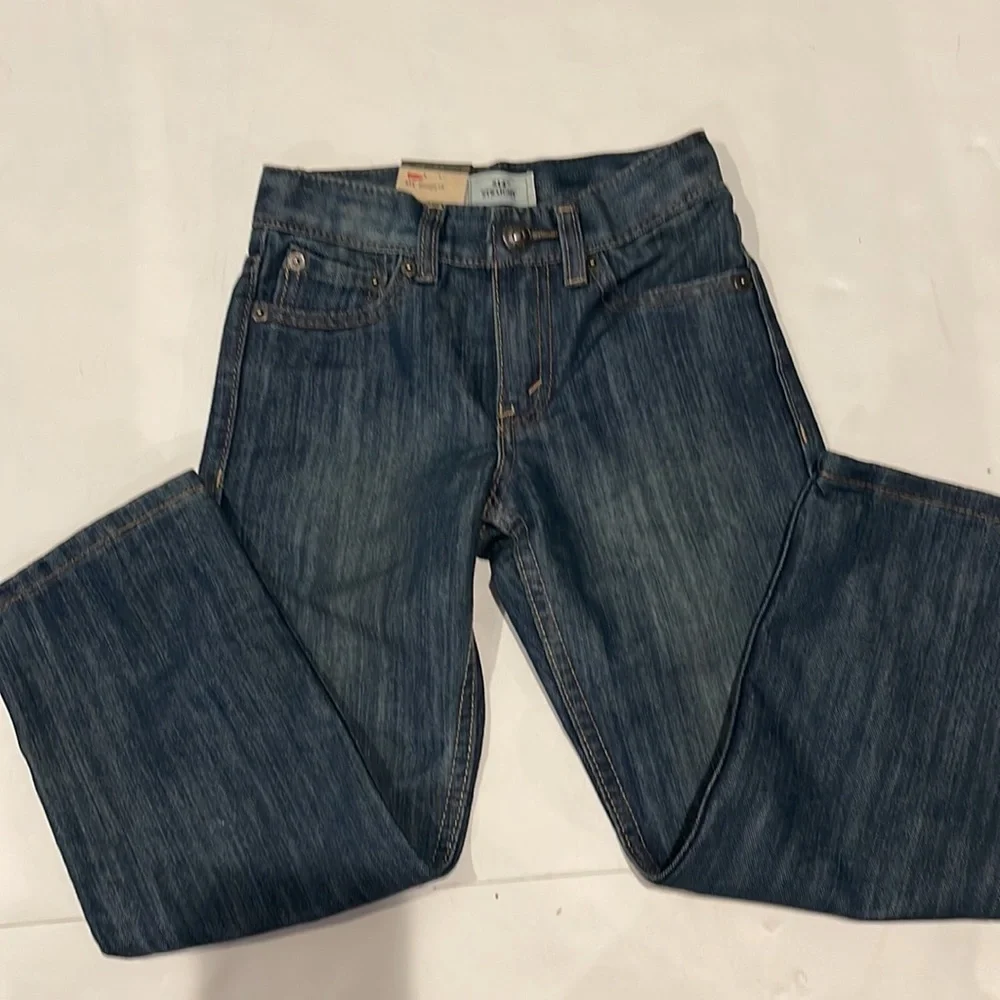 LEVIS 514 adjustable waistband straight leg slim fit jeans size 6 regular